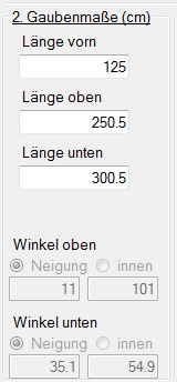 Gaubenmae drei Seiten